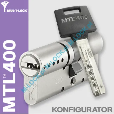MUL-T-LOCK MTL 400 / Classic PRO, wkładka patentowa (konfigurator)