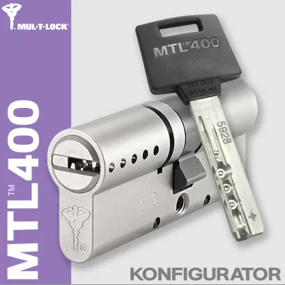 MUL-T-LOCK MTL 400 / Classic PRO, wkładka patentowa (konfigurator)