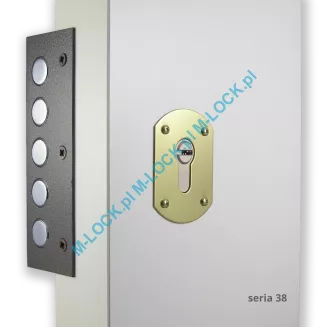 MOTTURA 38.640 zamek rozporowy na wkładkę patentową - 9