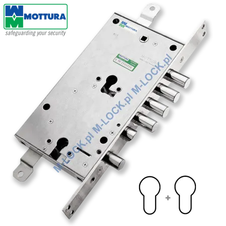 MOTTURA 85.795 zamek centralny-rozporowy, dwukluczowy (zależny)