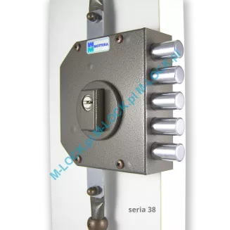 MOTTURA 38.650 zamek rozporowy na wkładkę patentową z zatrzaskiem - 8