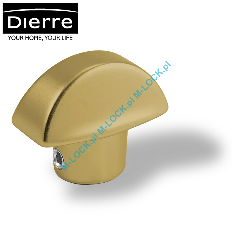 DIERRE - pokrętło G2 do wkładki profilowej, brąz anodowany