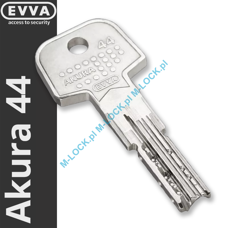 EVVA Akura 44, dorobienie klucza HALS do karty (profil 192TB)