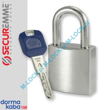 SECUREMME 7550XCS / DormaKaba PENTA, kłódka hartowana