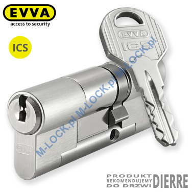 EVVA ICS 31/51NN (82 mm), wkładka patentowa do drzwi Dierre