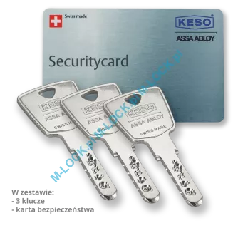 KESO 4000S Omega TR RIM/N, cylinder zamka nawierzchniowego - 4