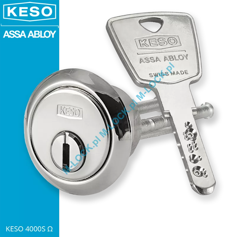 KESO 4000S Omega TR RIM/N, cylinder zamka nawierzchniowego