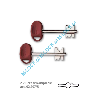 MOTTURA 11.2125 PERSONAL sejf ścienny z zamkiem kluczowym i mechanizmem szyfrowym (14 l) - 2