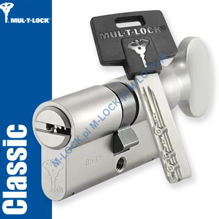 MUL-T-LOCK Classic 31/31G1NN (62 mm), wkładka patentowa z pokrętłem