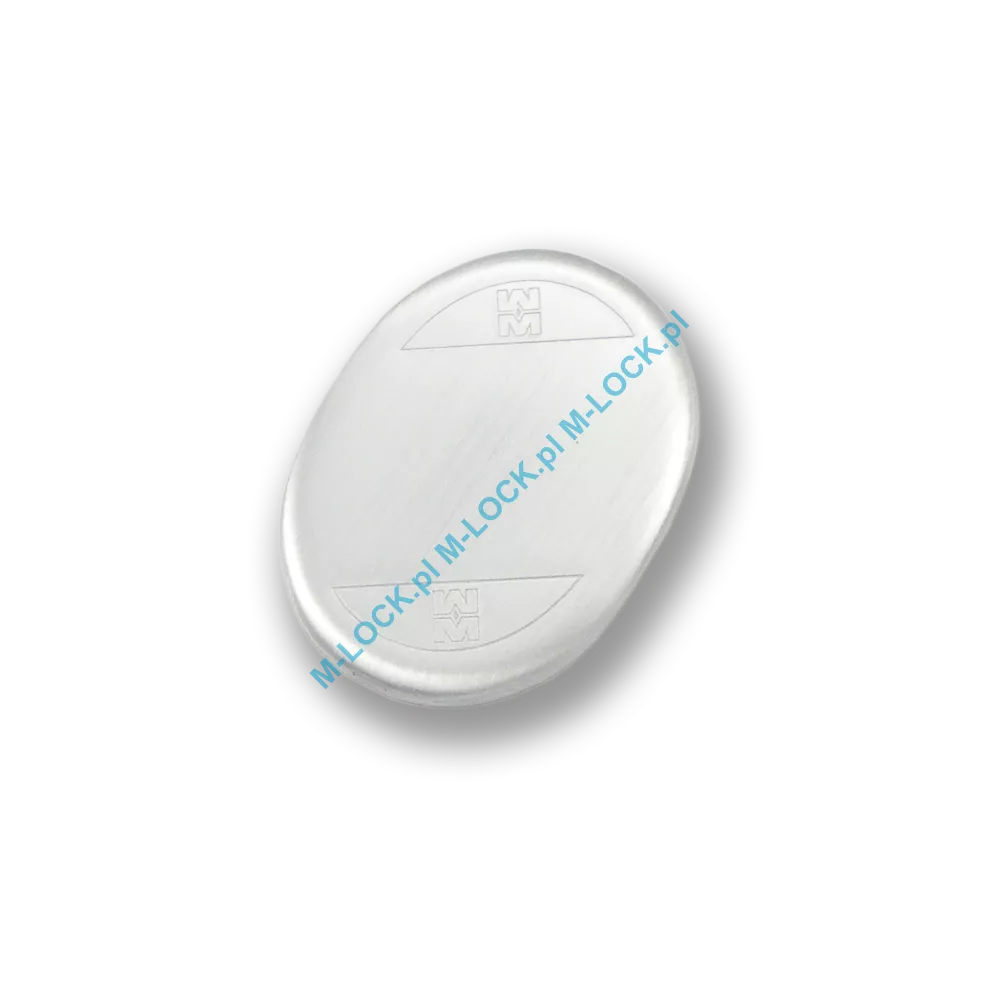 Szyld ślepy MOTTURA 95.246CS, chrom szczotkowany