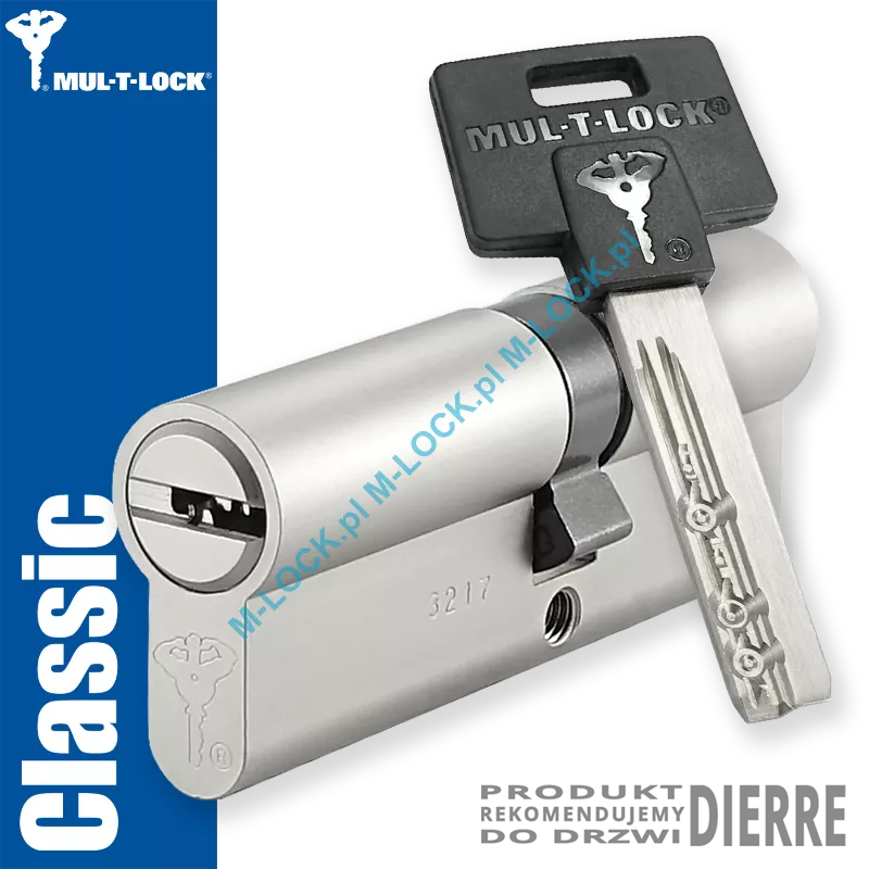 MUL-T-LOCK Classic 35/45NN (80 mm), wkładka patentowa do drzwi Dierre