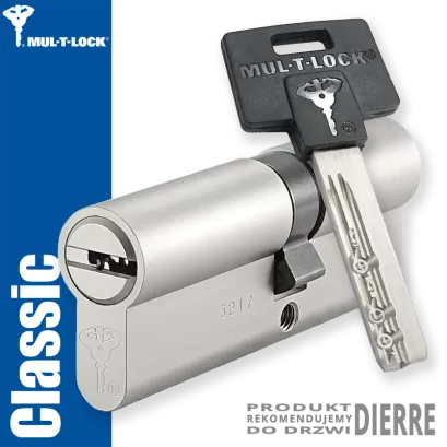 MUL-T-LOCK Classic 35/45NN (80 mm), wkładka patentowa do drzwi Dierre