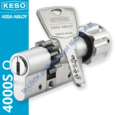 KESO 4000S Omega 30/40G1ZN (70 mm), wkładka patentowa z gałką