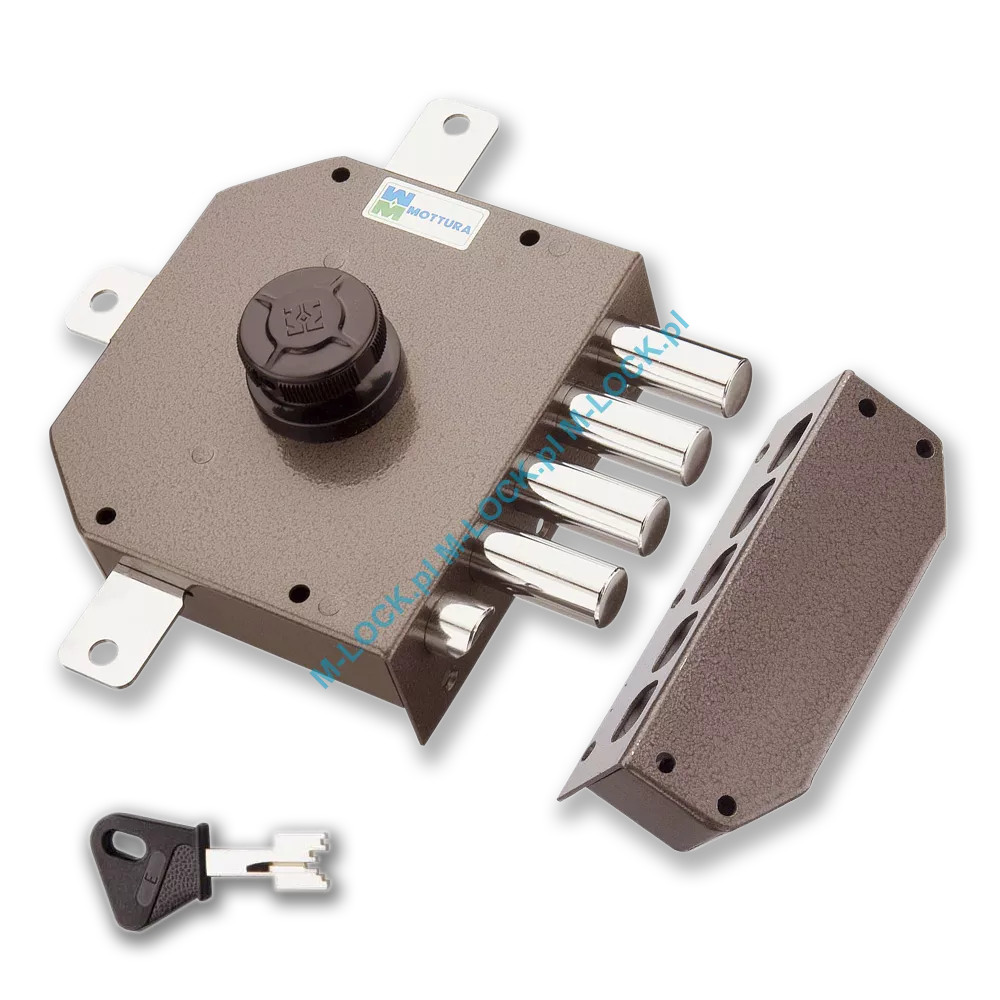 MOTTURA 30.651 zamek rozporowy na klucz typu POMPA z zatrzaskiem