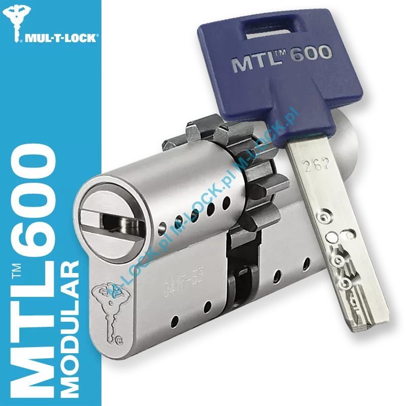 MUL-T-LOCK MTL 600 Modular / Interactive+ 33/33ZN (66 mm), wkładka patentowa