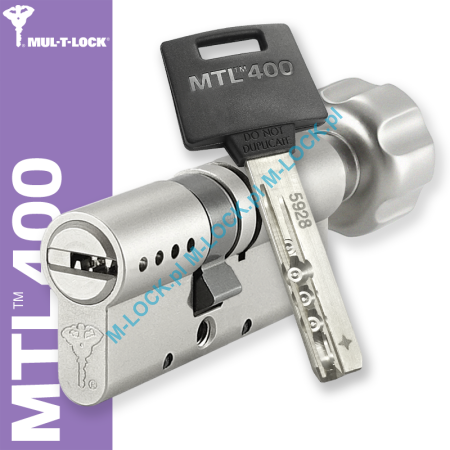 MUL-T-LOCK MTL 400 / Classic PRO 31/40G3NN (71 mm), wkładka patentowa z gałką
