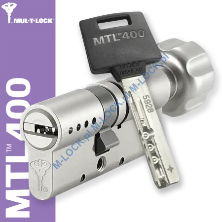 MUL-T-LOCK MTL 400 / Classic PRO 31/40G3NN (71 mm), wkładka patentowa z gałką