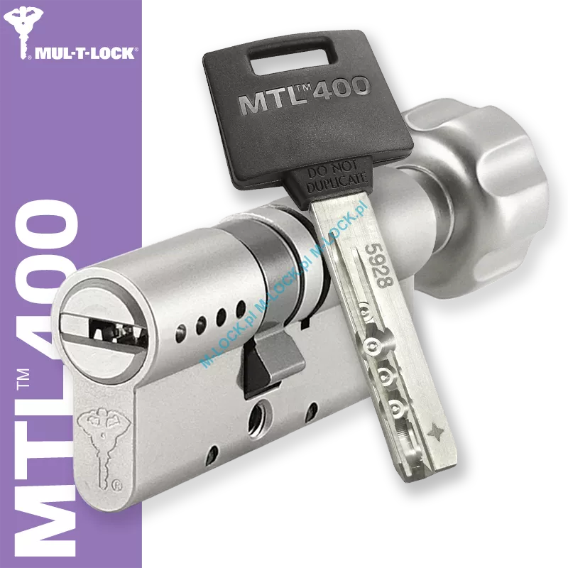 MUL-T-LOCK MTL 400 / Classic PRO 31/40G3NN (71 mm), wkładka patentowa z gałką