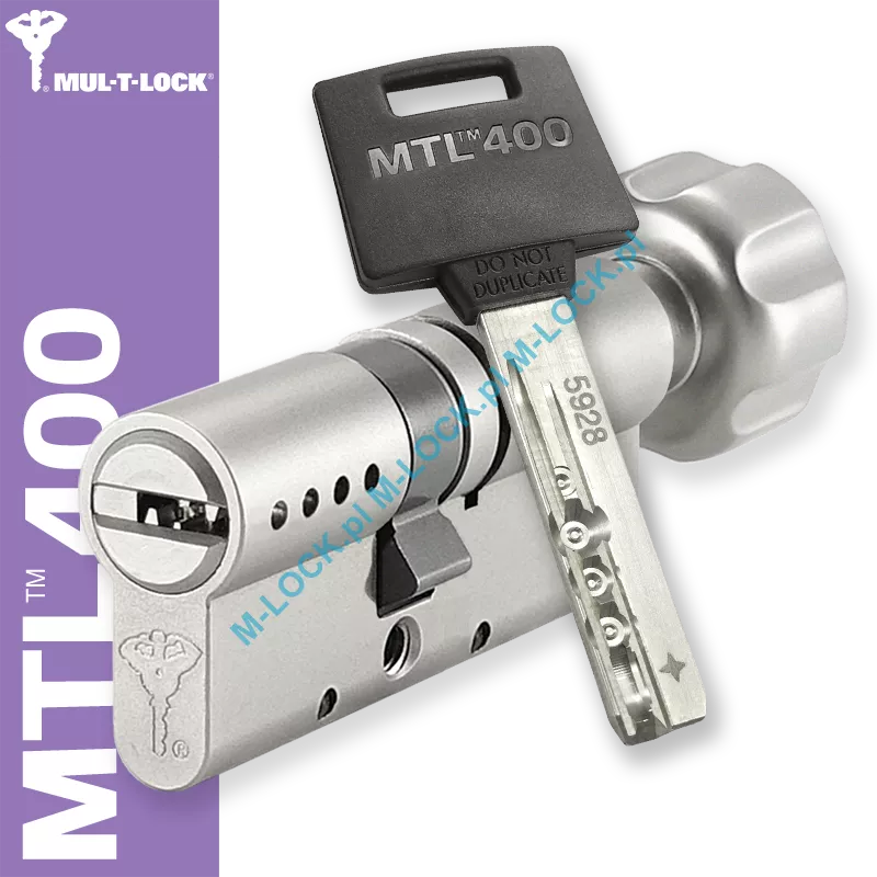 MUL-T-LOCK MTL 400 / Classic PRO 31/40G3NN (71 mm), wkładka patentowa z gałką
