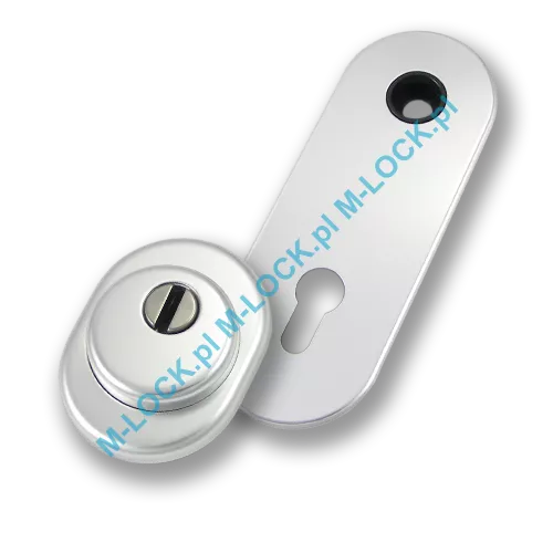 Szyld antywłamaniowy PROTECTOR AF-0238-AA, chrom matowy