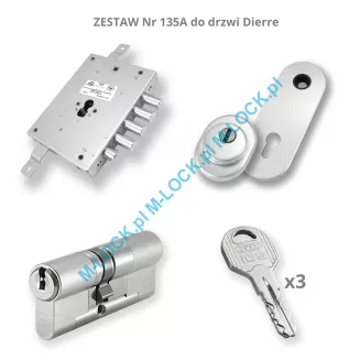 ZESTAW Nr 135A do drzwi Dierre - EVVA ICS (montaż Warszawa) - 3