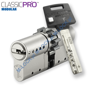MUL-T-LOCK ClassicPRO MODULAR 31/40ZN (71 mm), wkładka patentowa do drzwi WITEX Super-Lock