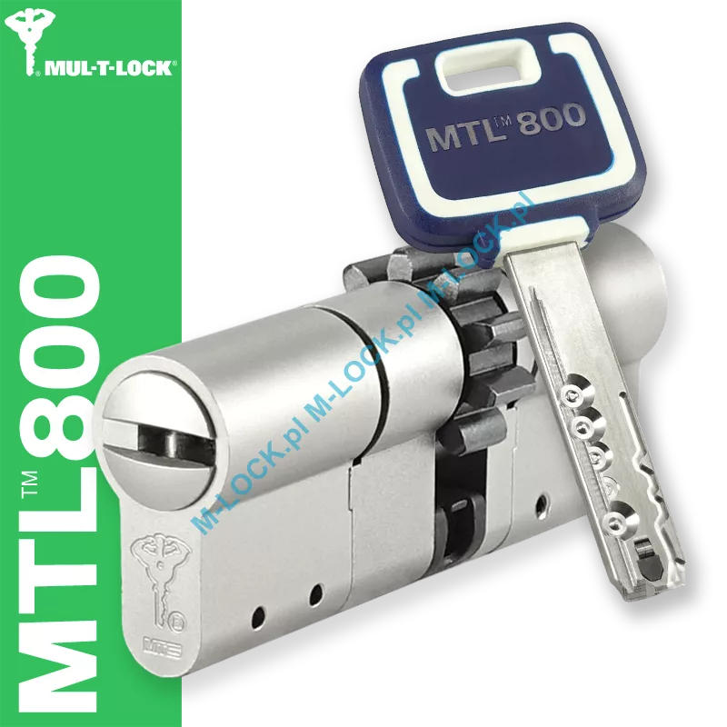 MUL-T-LOCK MTL800 Modular 33/43ZN (76 mm), wkładka patentowa do drzwi WITEX Super-Lock