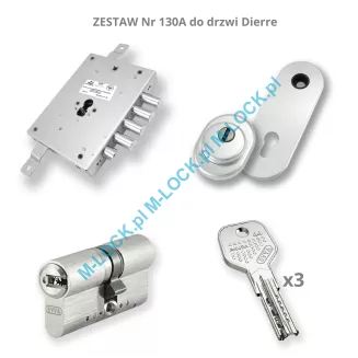 ZESTAW Nr 130A do drzwi Dierre - EVVA Akura 44 (montaż Warszawa) - 3