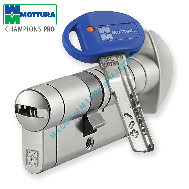 MOTTURA Champions PRO 31/36G1NN (67 mm), wkładka patentowa z pokrętłem