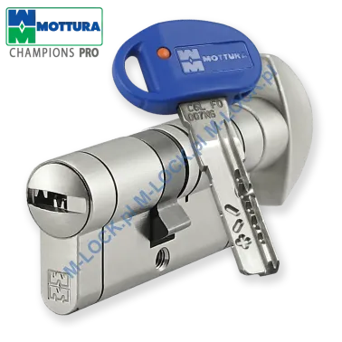 MOTTURA Champions PRO 31/36G1NN (67 mm), wkładka patentowa z pokrętłem