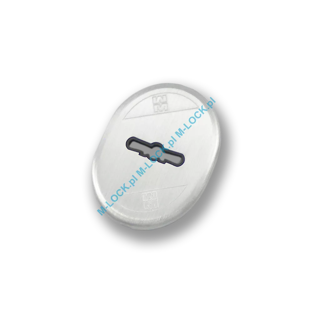 Rozeta na klucz MOTTURA 95.323CS, chrom szczotkowany