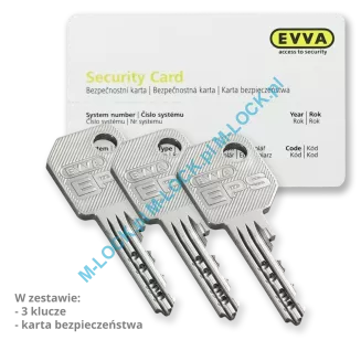 EVVA EPS 41/56ZNsymo (97 mm), wkładka patentowa do drzwi WITEX Super-Lock - 2