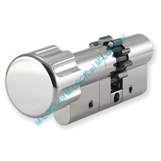 KESO 10RS Omega 30/40G1ZN (70 mm), wkładka patentowa z gałką - 3