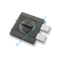 GERDA ZX-1000, zamek nawierzchniowy z cylindrem MUL-T-LOCK Classic (kolor: grafit) - 2