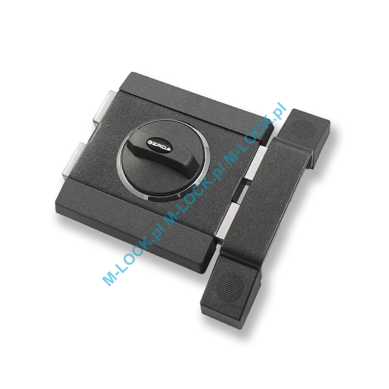 GERDA ZX-1000, zamek nawierzchniowy z cylindrem MUL-T-LOCK Classic (kolor: grafit)