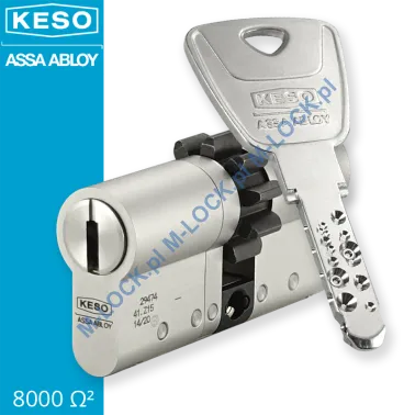 KESO 8000S Omega2 30/35ZN (65 mm), wkładka patentowa do drzwi WITEX Super-Lock