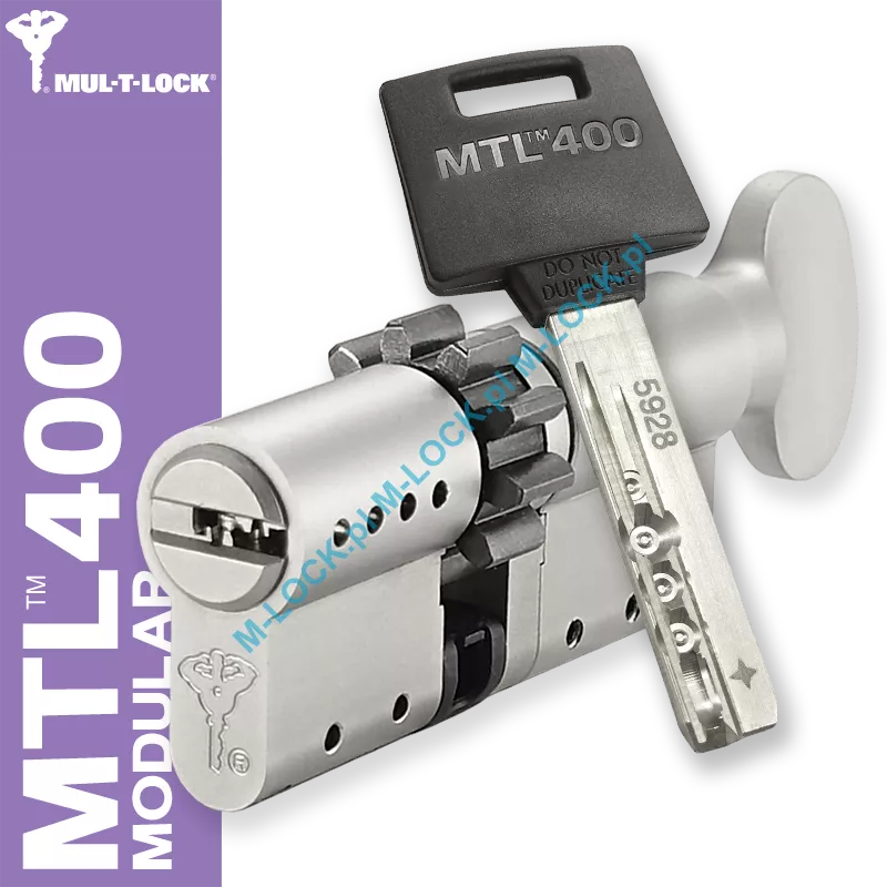 MUL-T-LOCK MTL 400 Modular / Classic PRO 31/40G1ZN (71 mm), wkładka patentowa